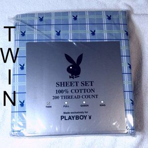 Playboy Sheet Set TWIN  NWT